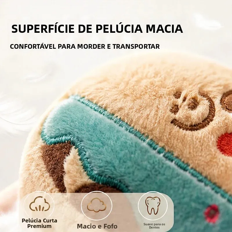 Brinquedo de Pelúcia para Cães com Som Formato de Comida Macio - Imagem 4