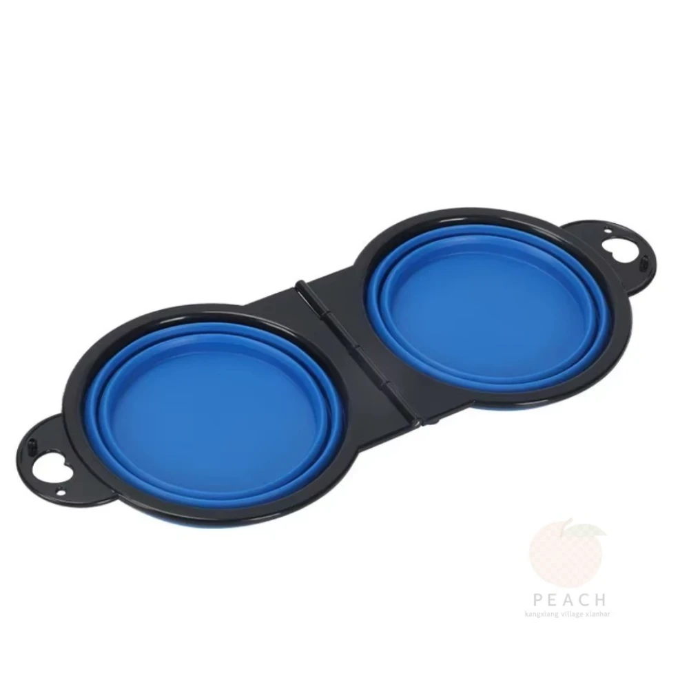 Tigela Dupla Dobrável para Cães e Gatos Portátil para Viagem - Image 5