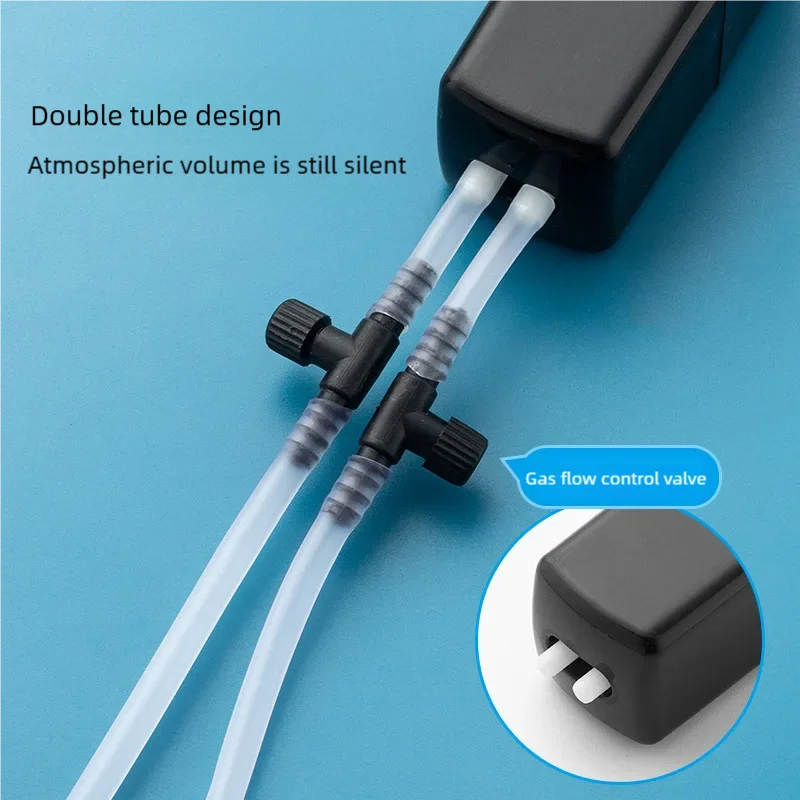 Bomba de Ar para Aquário Mini USB com Pedra de Ar Silenciosa - Imagem 2