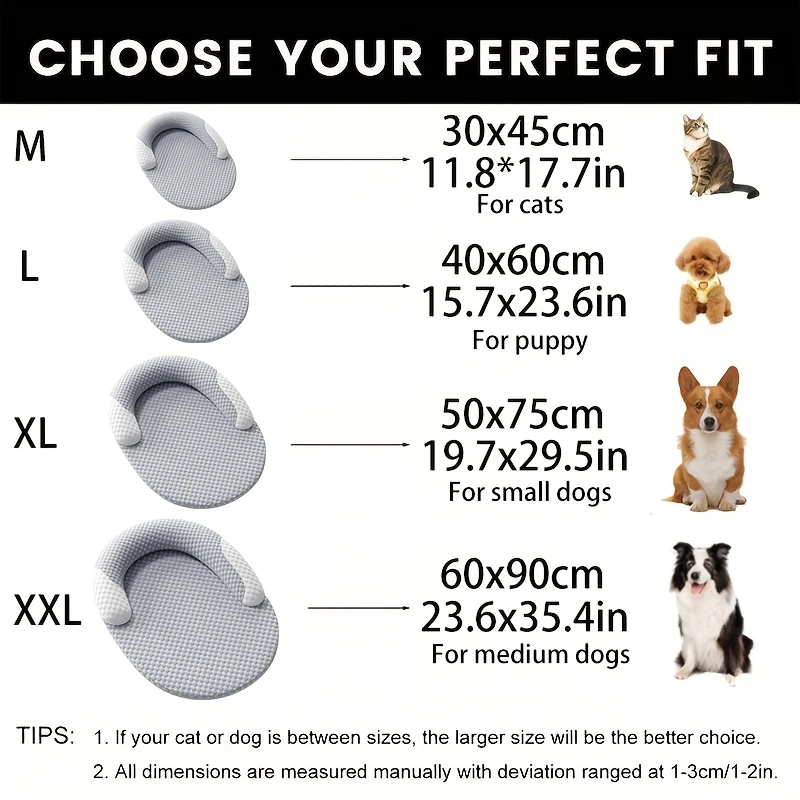 Cama de Seda Gelada para Cães e Gatos com Capa Removível - Image 3