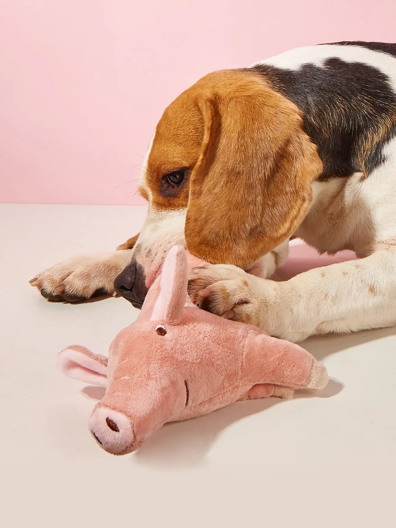 Brinquedo de Pelúcia para Cães de Poliéster Rosa 24 cm - Image 2