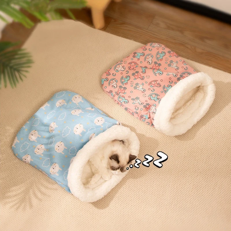 Saco de Dormir para Gatos Tipo Bolso Macio e Quente - Image 3
