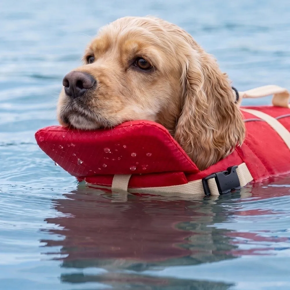 colete salva-vidas para cães ajustável