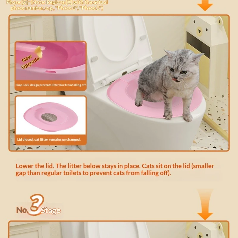 Kit Treinamento Sanitário para Gatos de Plástico Reutilizável - Imagem 3
