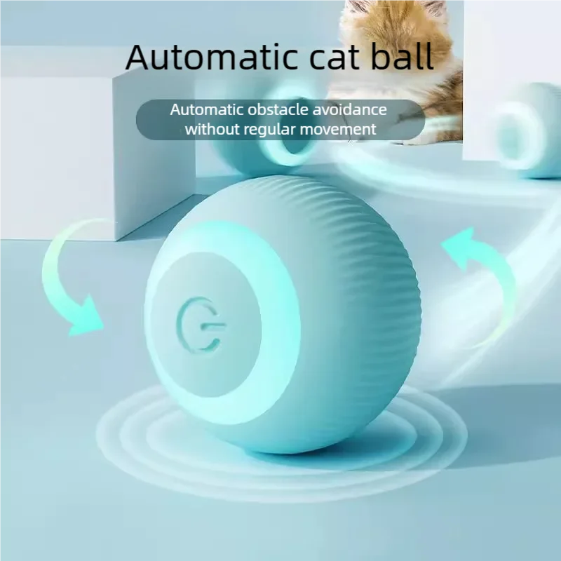 brinquedo para gatos bola de rolamento automática