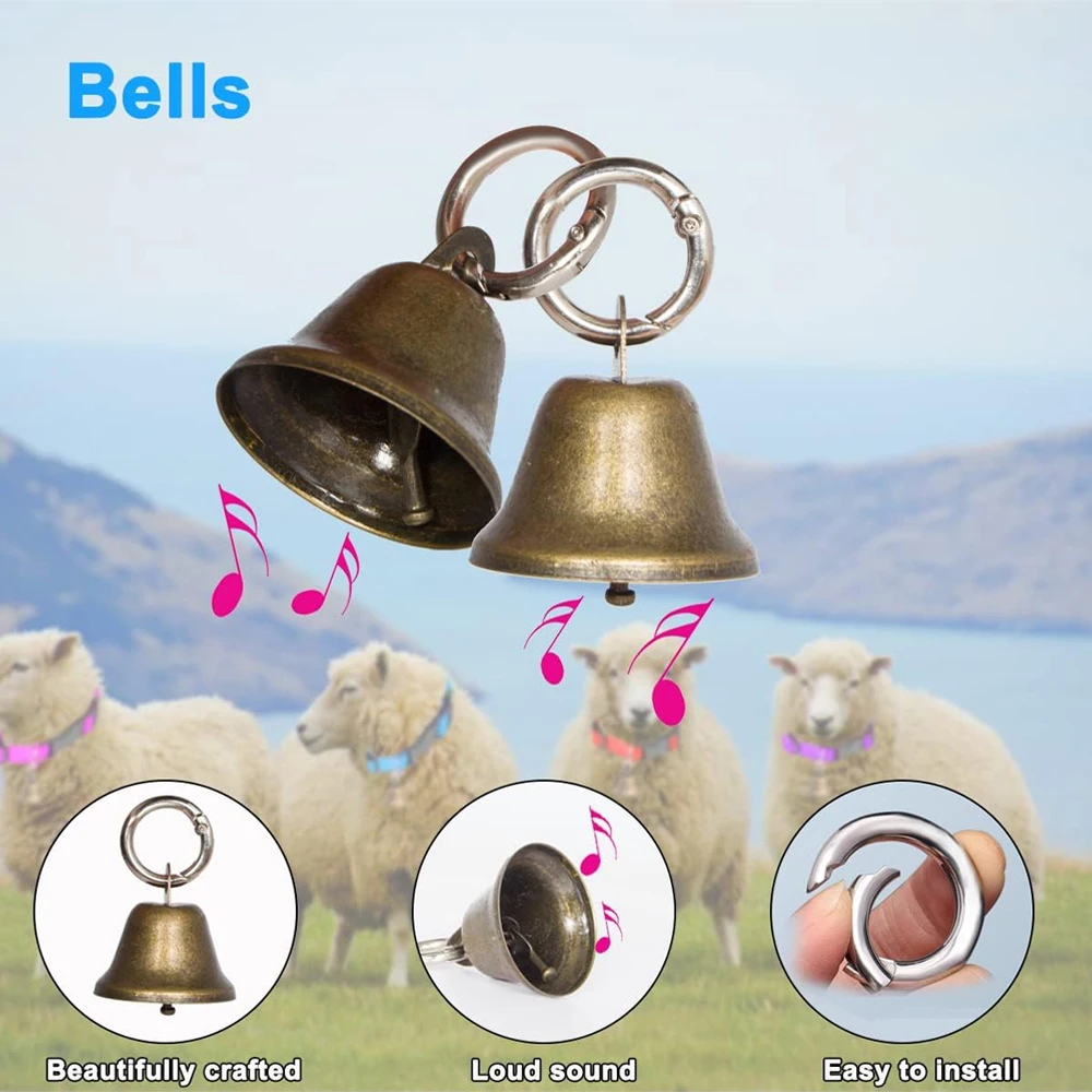 Coleira para Cabra com Sino para Pequenos Animais de Fazenda - Imagem 5