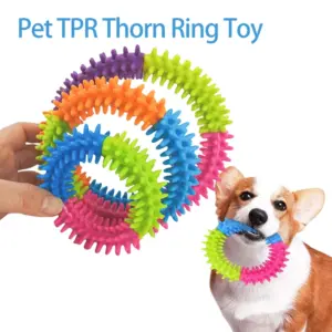 anel de espinhos tpr para cães