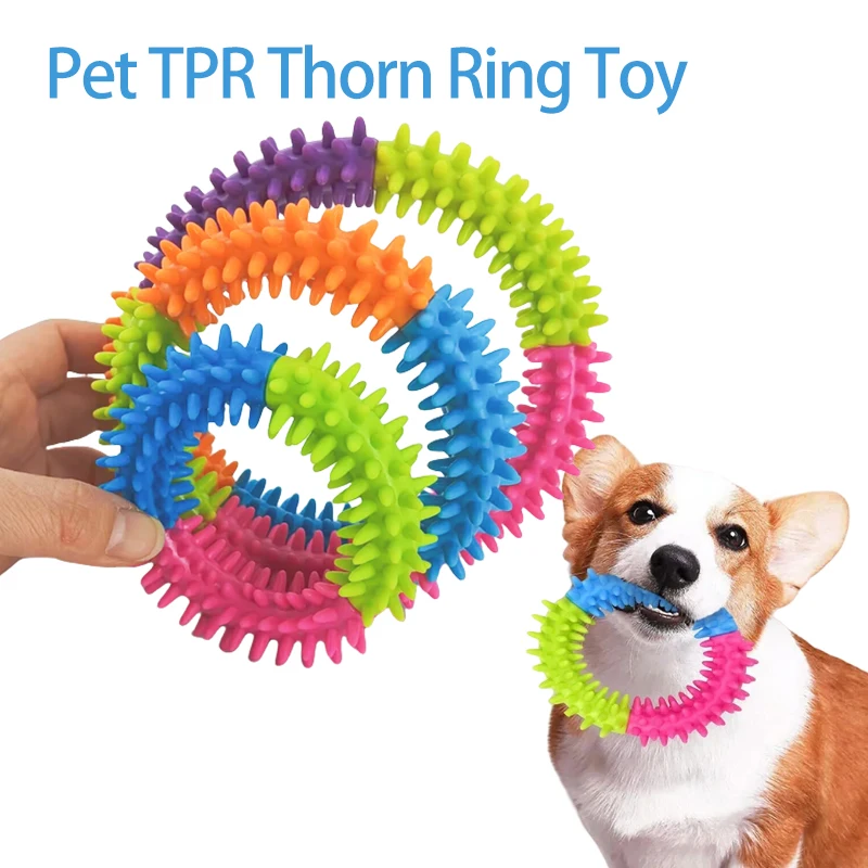 anel de espinhos tpr para cães