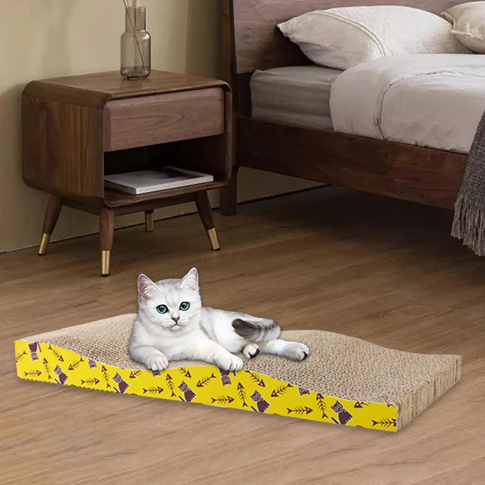 Arranhador Lounge para Gatos de Papelão Ondulado Grande - Imagem 3