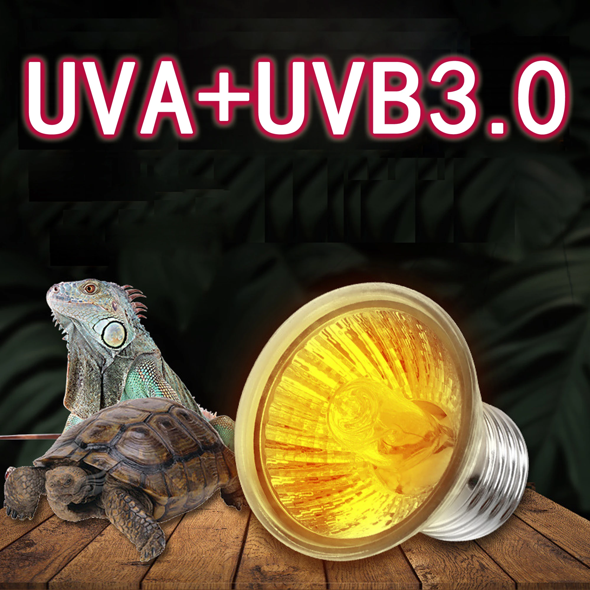 lâmpada uva uvb 3.0 para répteis