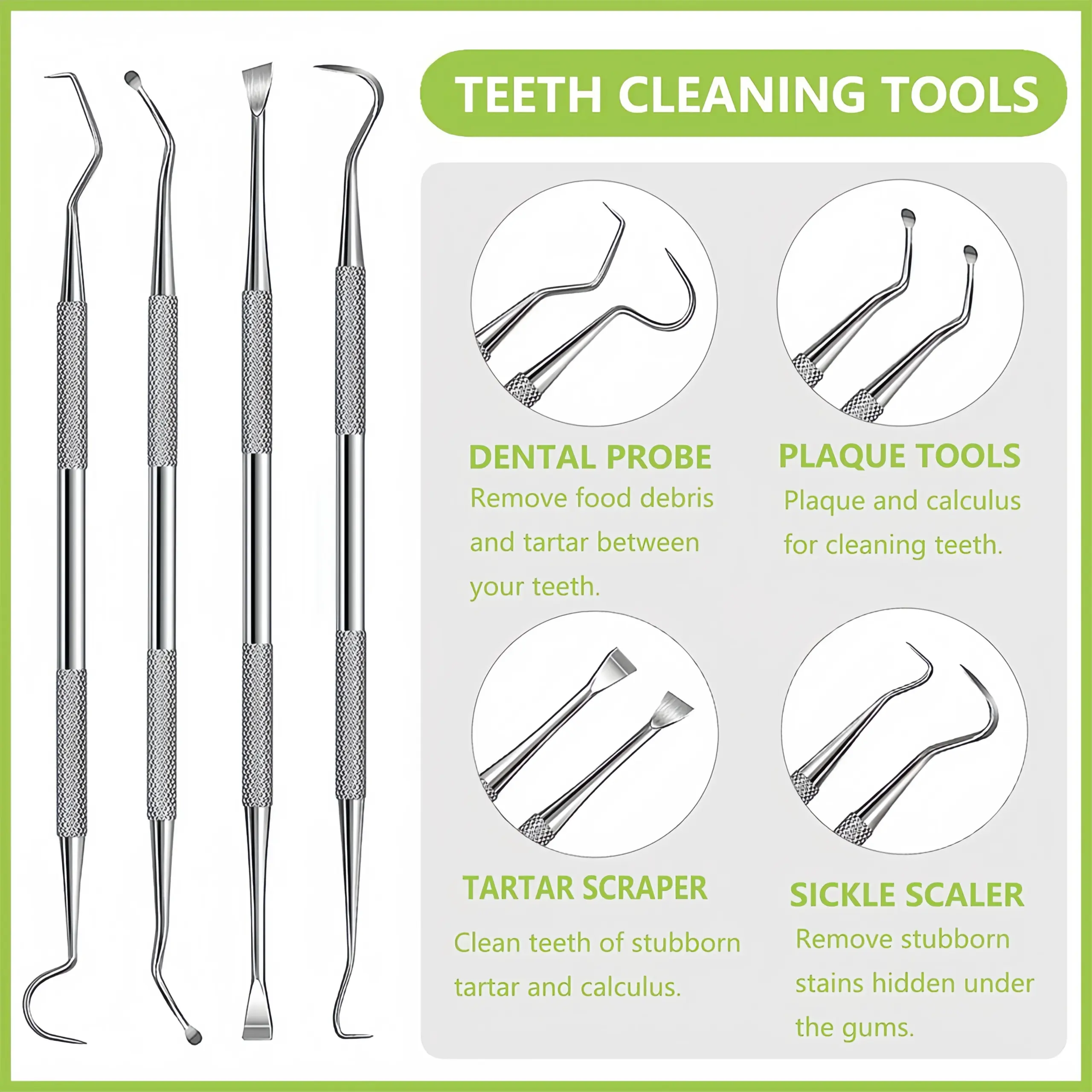 Kit Limpeza Dental para Cães e Gatos em Aço Inoxidável - Image 5