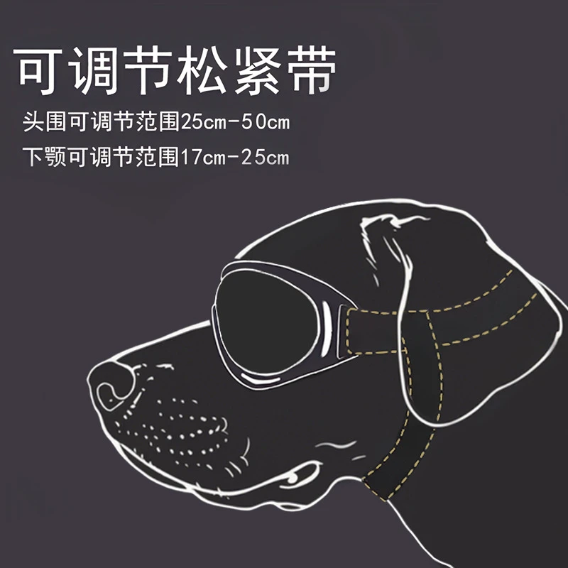 Óculos de Sol para Cães Ajustáveis com Proteção UV para Passeio - Imagem 6