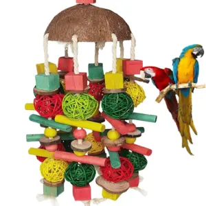 brinquedo de mascar para pássaros