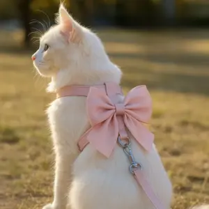 coleira peitoral para gatos ajustável