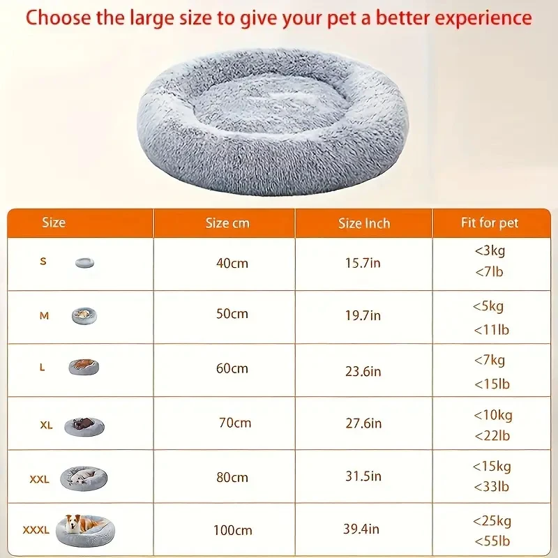 Cama Sofá para Cães e Gatos de Pelúcia Longa e Macia - Imagem 6