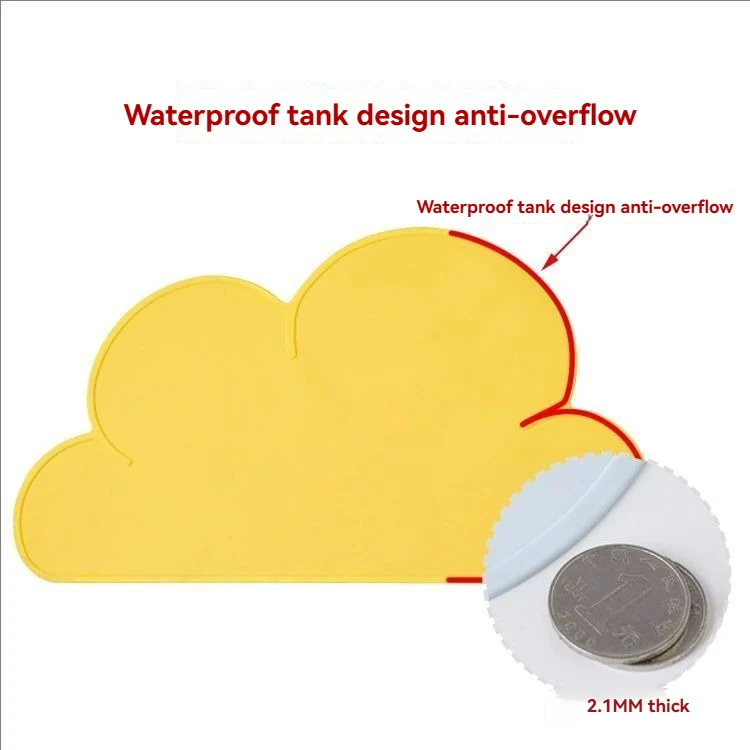 Tapete de Silicone para Alimentação de Cães e Gatos Antiderrapante - Imagem 3