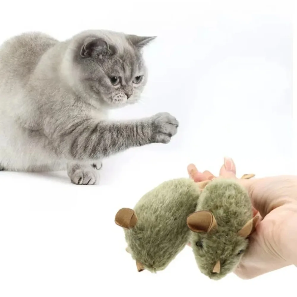 Brinquedo Interativo para Gatos Rato com Som e Pelúcia Realista - Imagem 5