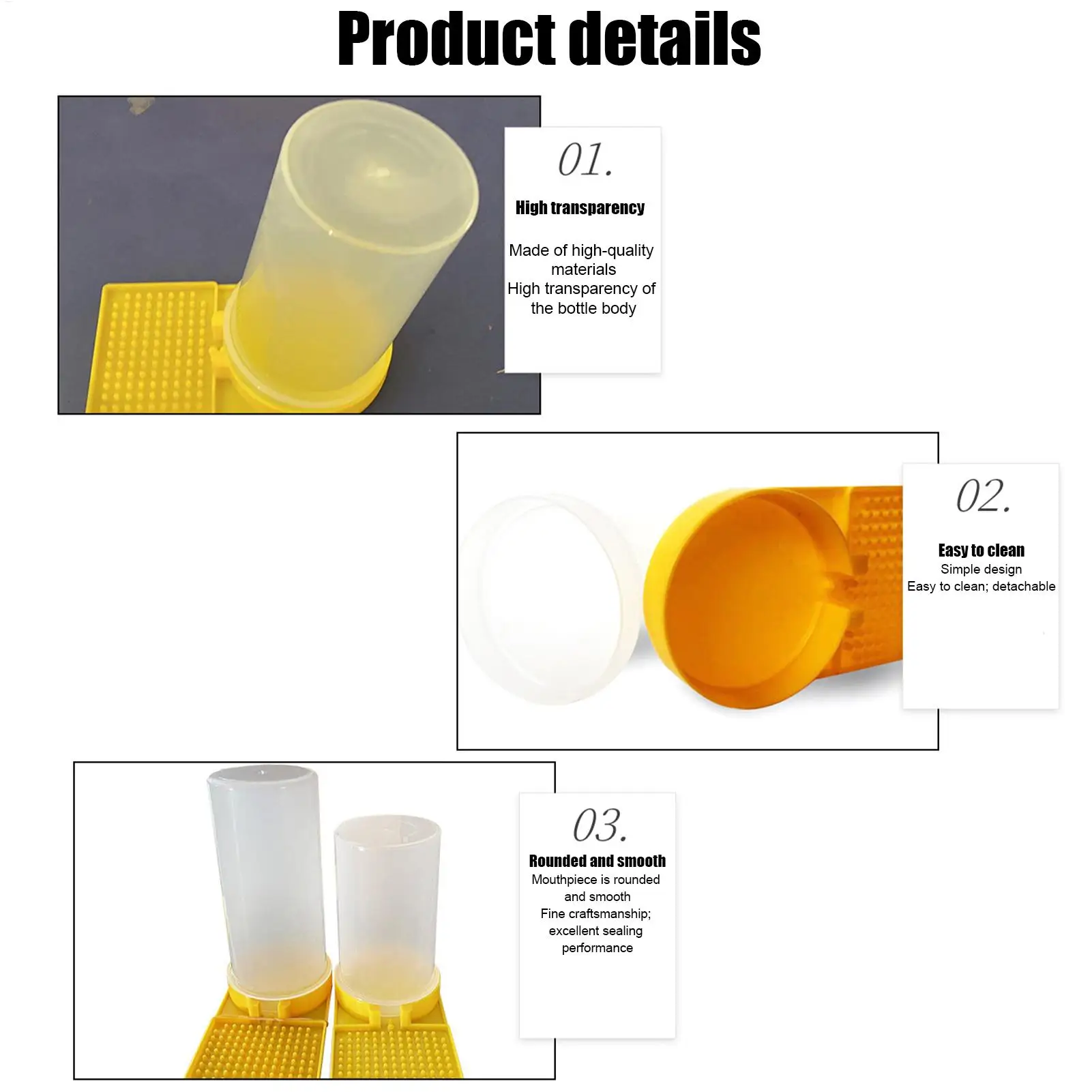 Copo de Água para Aves Transparente com Encaixe na Gaiola - Image 6