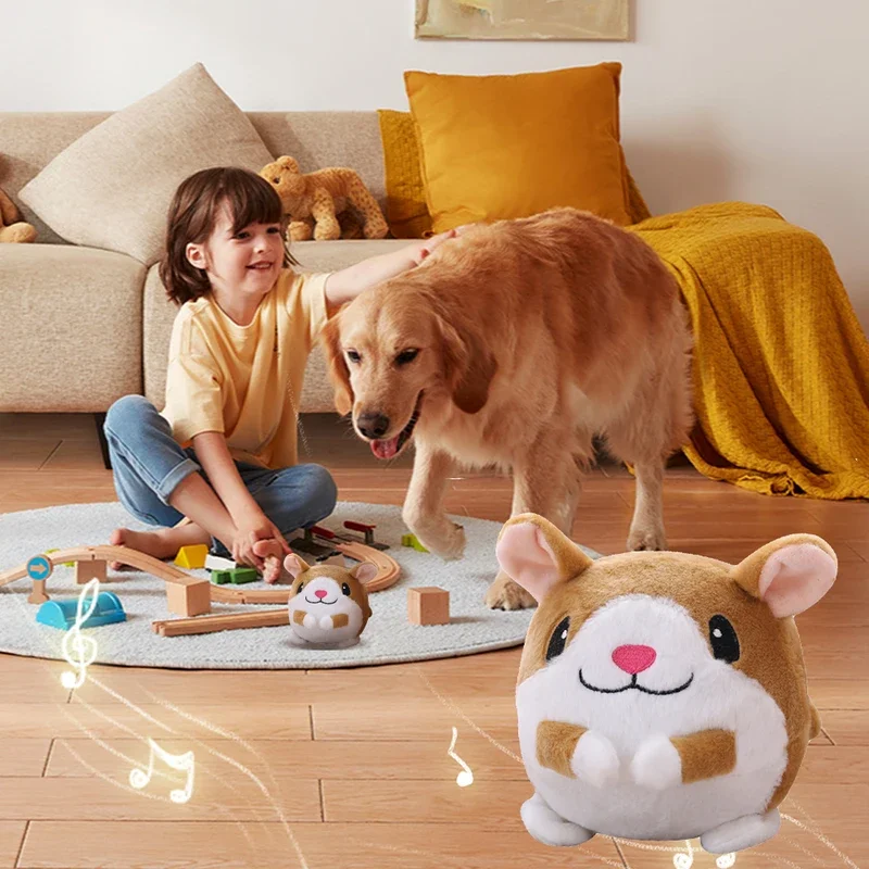 Bola Interativa para Cães de Pelúcia Lavável 15 cm - Imagem 2