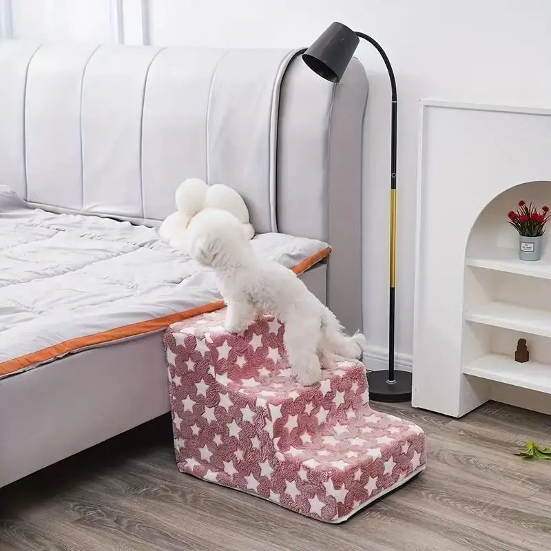 Escada para Cães e Gatos de Espuma Antiderrapante Lavável - Imagem 5