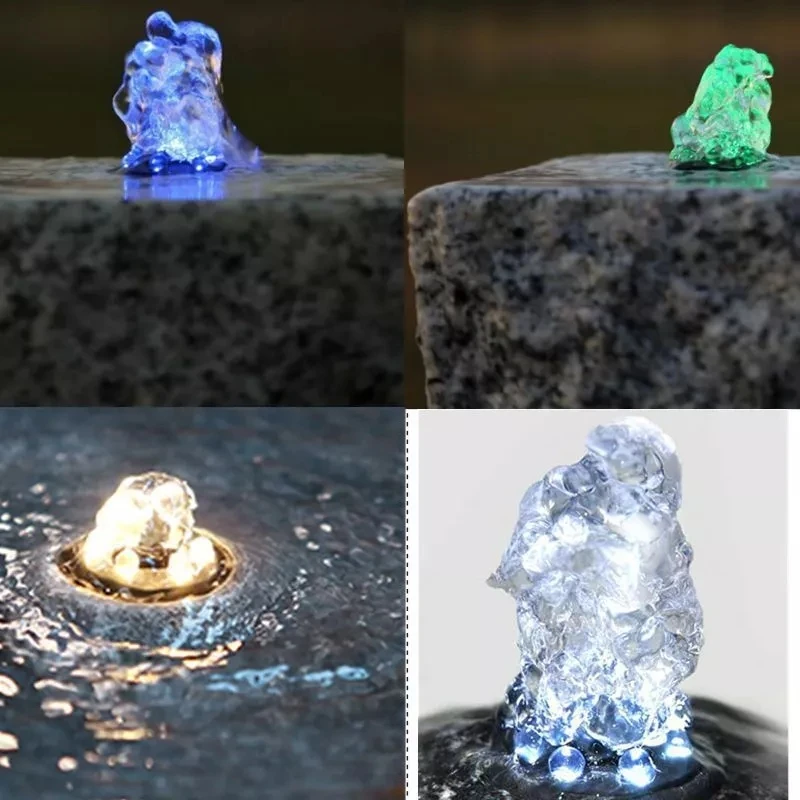 Luz LED Circular para Aquário 6 LEDs Cinza para Fonte e Lago - Imagem 6