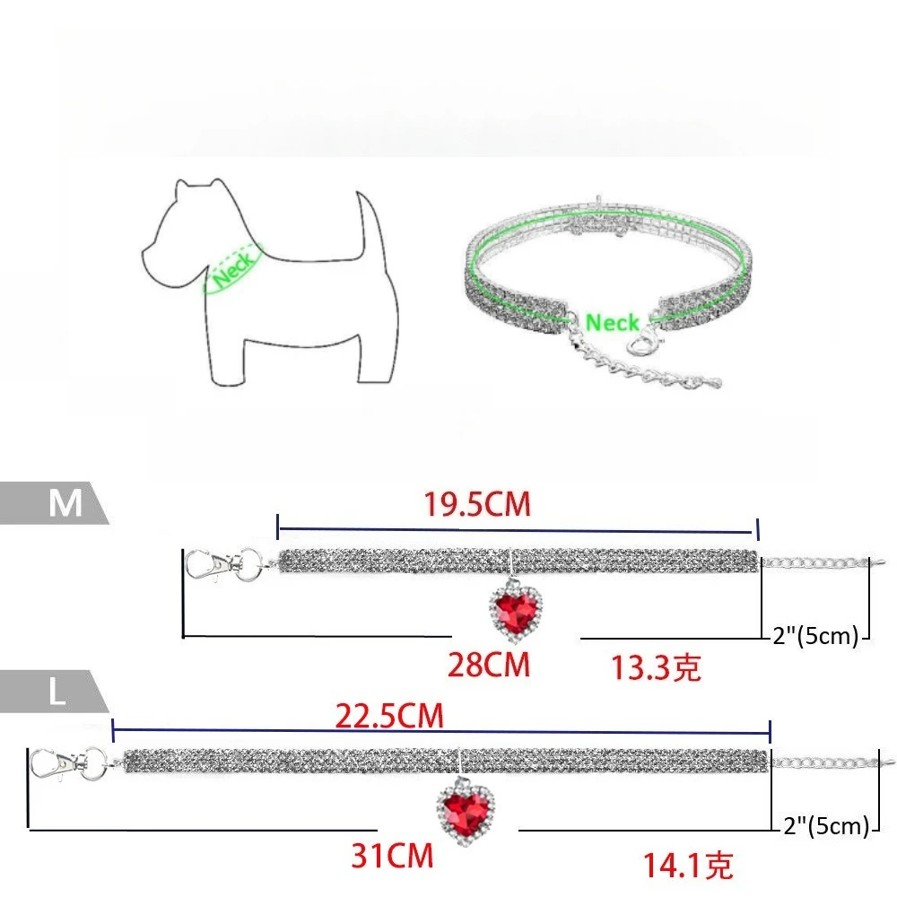 Coleira Diamante para Gato com Strass Brilhante - Imagem 3