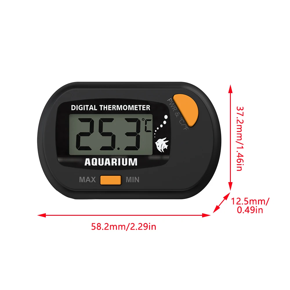 Termômetro Digital para Aquário com Sonda e Ventosa Impermeável - Imagem 5