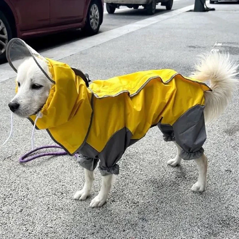 Capa de Chuva para Cães com Capuz e Fecho em Velcro - Image 2