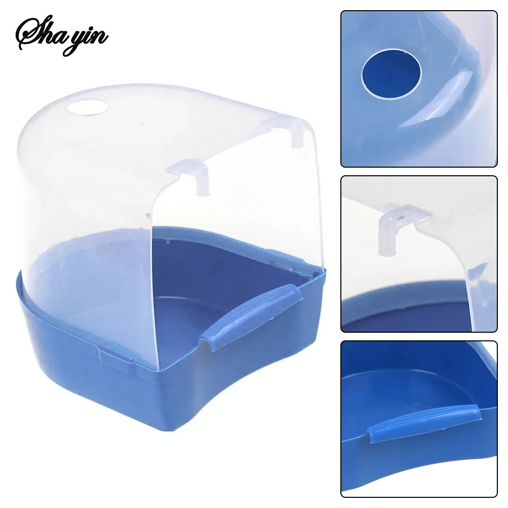 Banheira para Pássaros Plástica Suspensa para Papagaios e Periquitos - Imagem 3