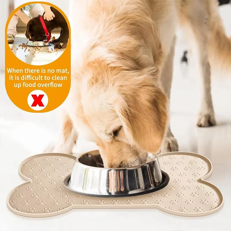 Tapete de Comida para Cães e Gatos de Silicone Antiderrapante - Imagem 6