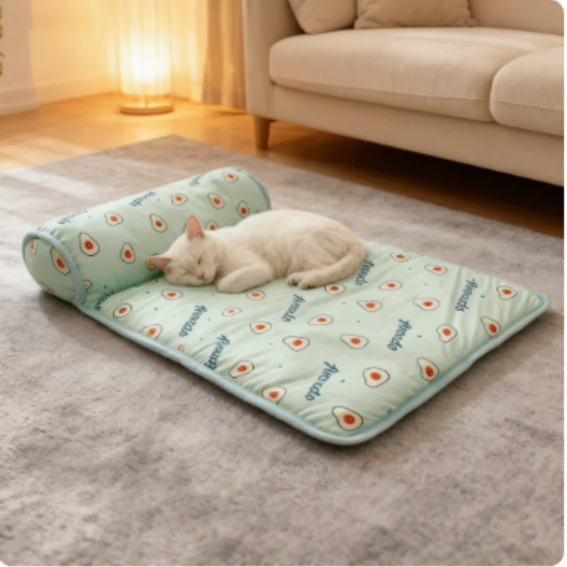 Tapete de Verão para Cães e Gatos de Seda Lavável - Image 5