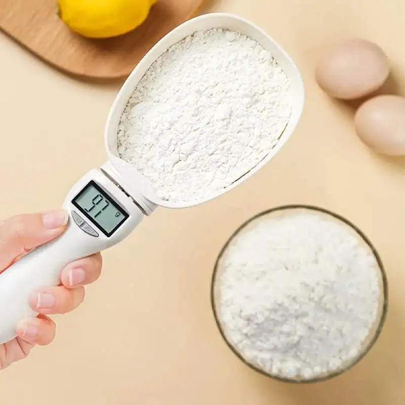 Balança de Alimentos para Cães e Gatos com Colher Medidora LCD - Image 4