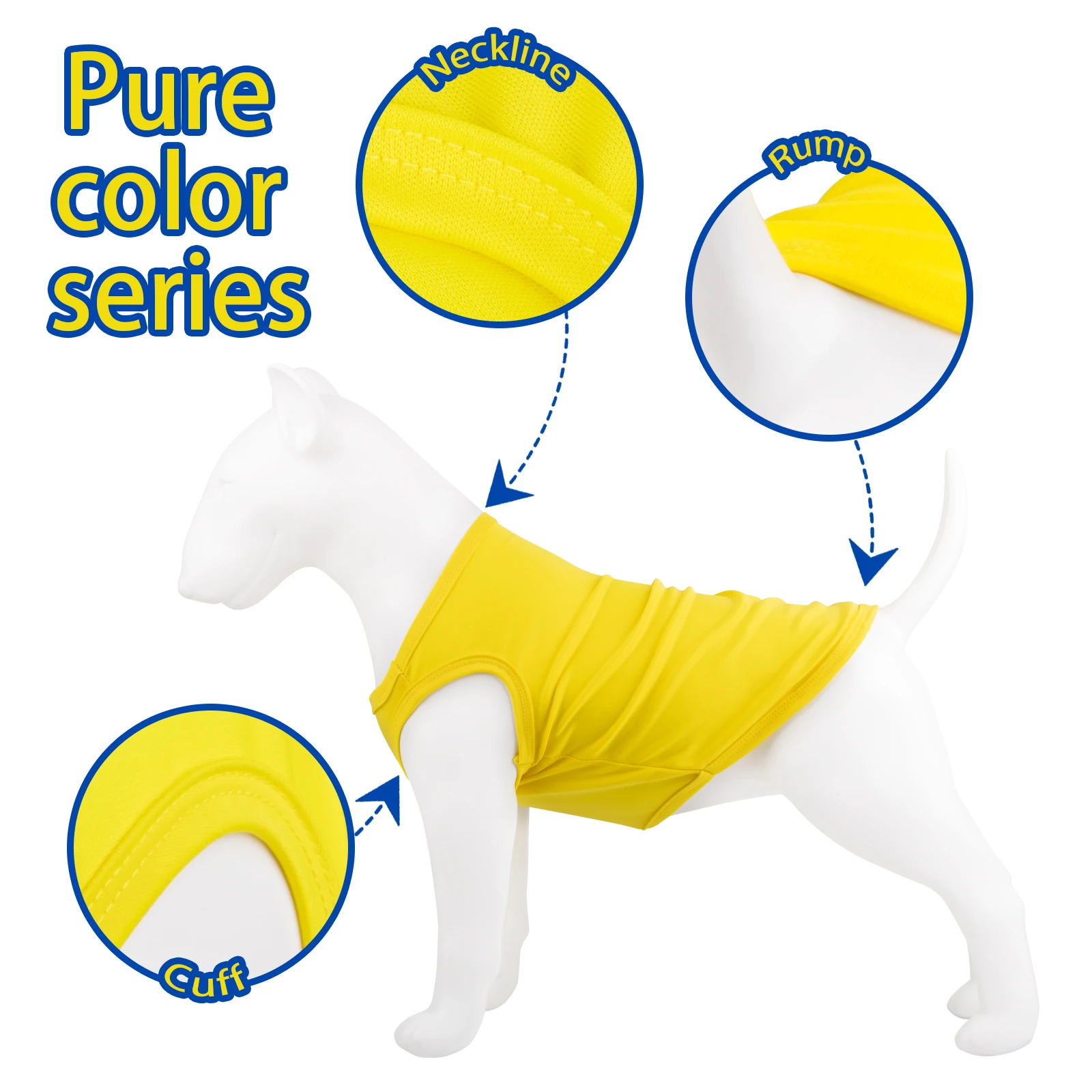 Camisa Pulôver para Cães Pequenos Cores Sólidas - Imagem 5