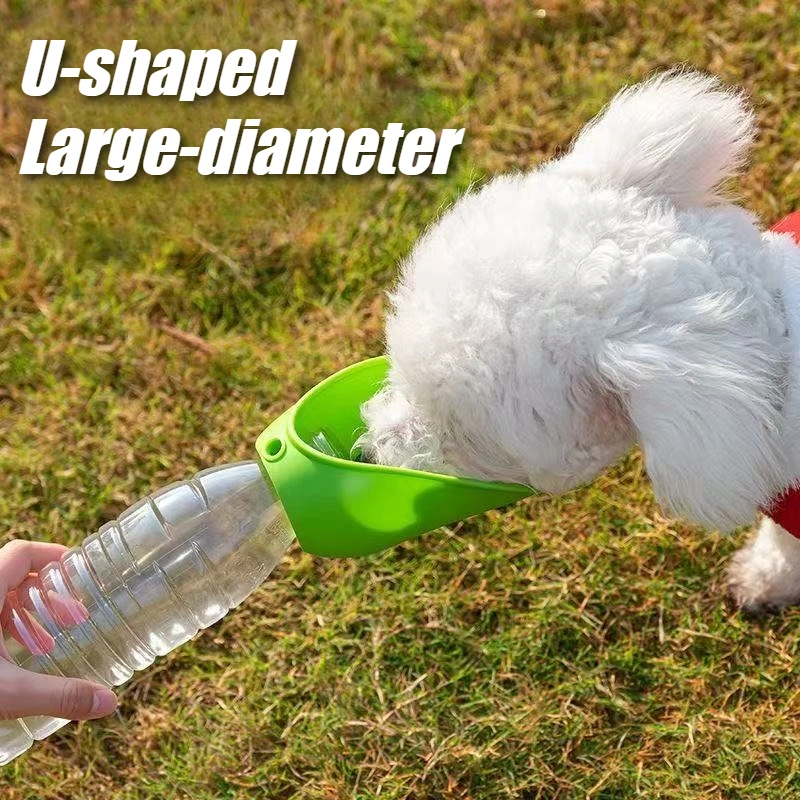 Garrafa de Água para Cães e Gatos Portátil Silicone à Prova de Vazamentos - Imagem 2