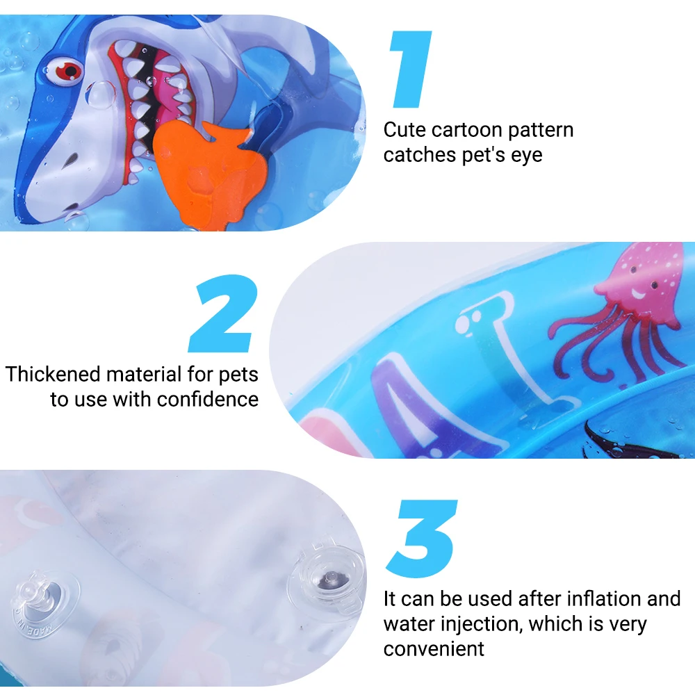 Tapete de Água Sensorial para Gatos PVC 65 cm para Brincar - Imagem 5