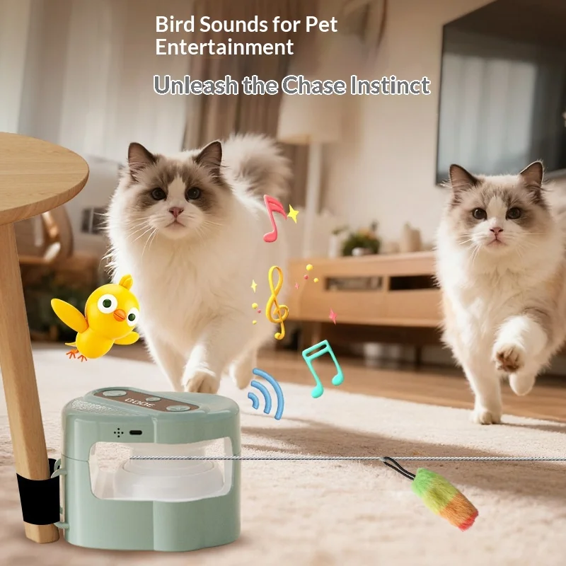 Brinquedo Interativo para Gatos com Controle Remoto e Som Ajustável - Imagem 2