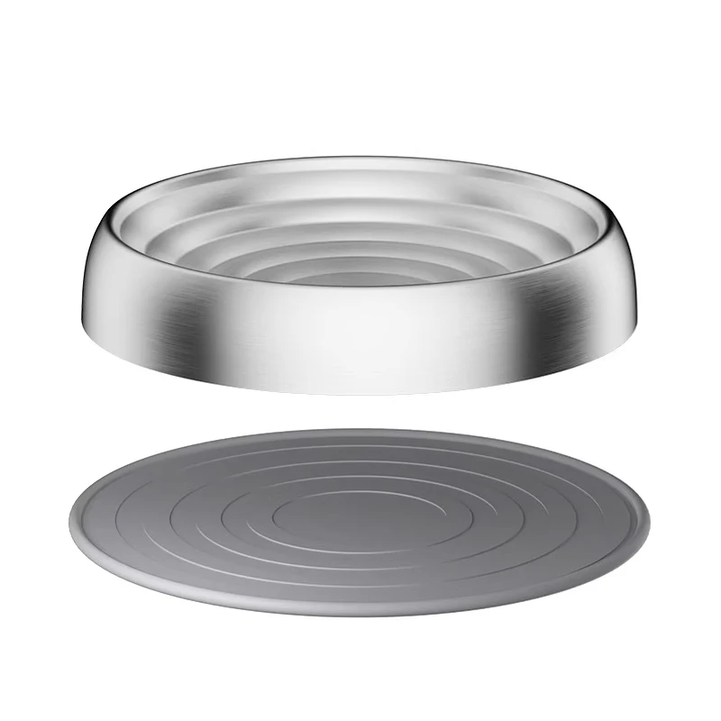 Comedouro de Aço Inoxidável para Cães e Gatos Antiderrapante - Image 5