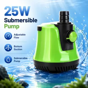 bomba submersível para aquário com fluxo ajustável