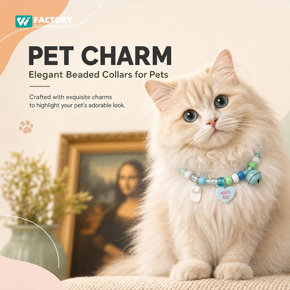 Coleira de Corda Trançada para Cães e Gatos com Sino Ajustável - Imagem 2