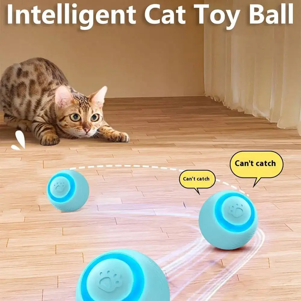 Bola Interativa para Gatos Recarregável USB com Auto-Movimento - Imagem 4