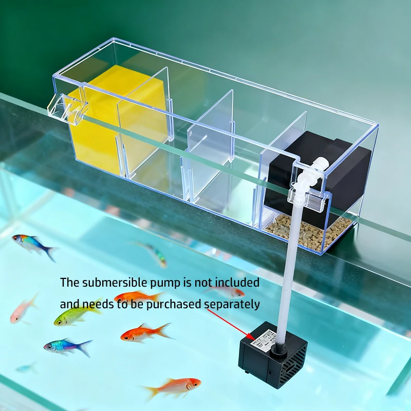 Caixa de Filtro Externa para Aquário Transparente Compacta - Imagem 6