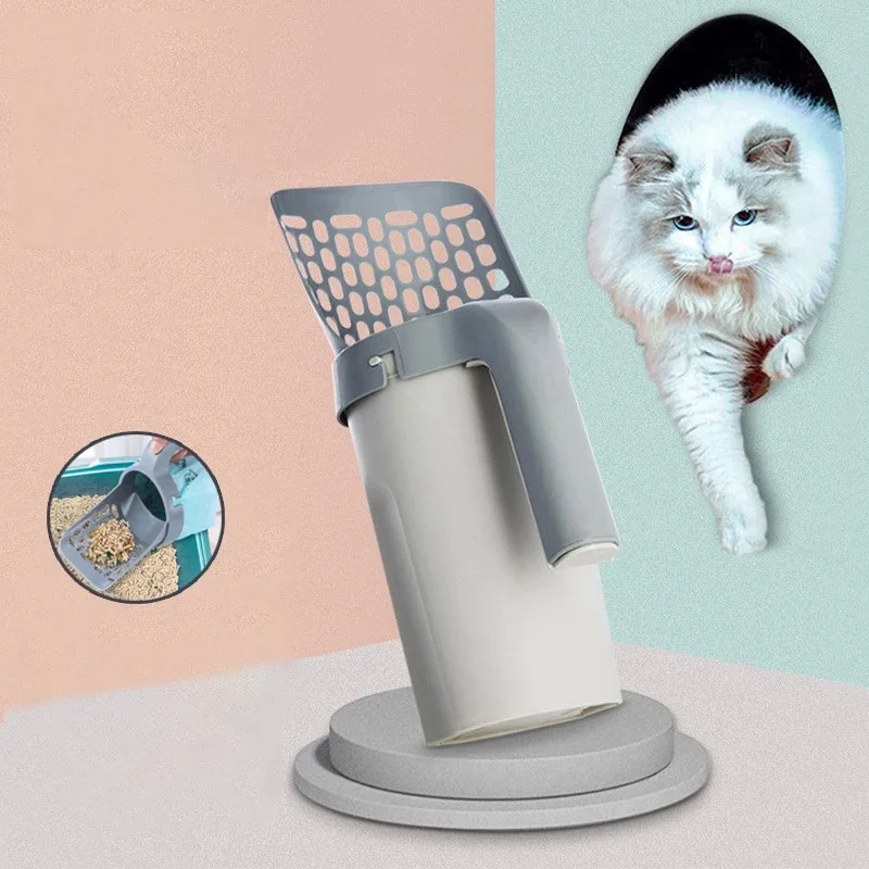 Pá para Areia de Gato com Filtros Removíveis e Cesto de Lixo - Image 5
