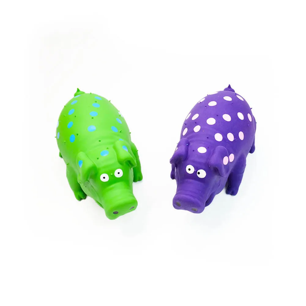 Brinquedo de Porco para Cães de Látex com Som para Mastigar - Imagem 4