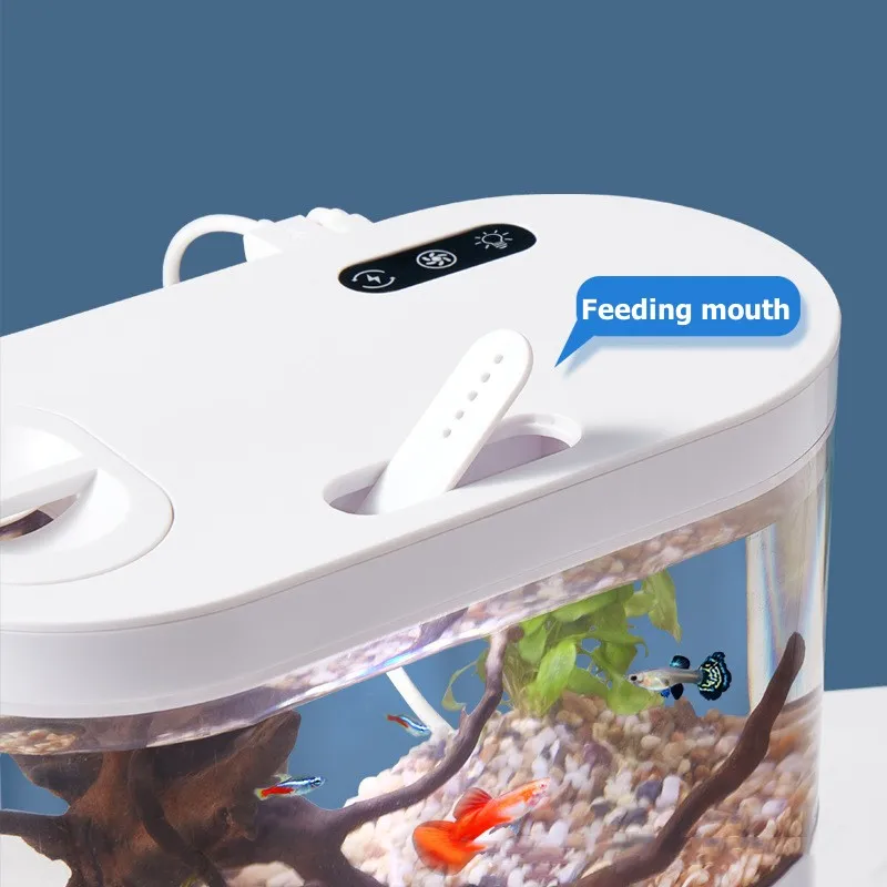 Aquário de Mesa para Peixes Betta 4L com Bomba e Luz LED - Imagem 4