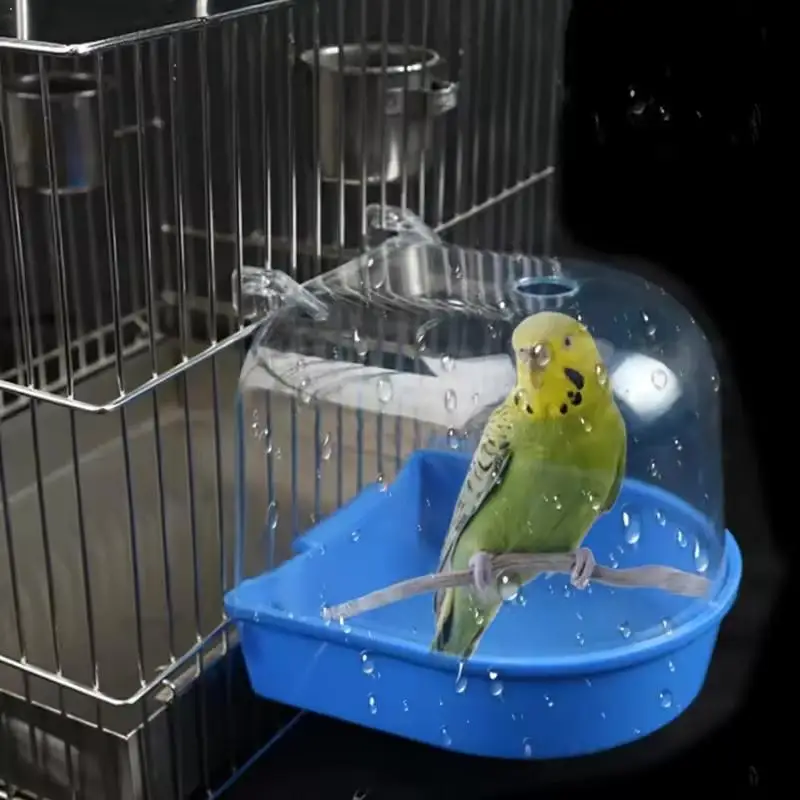 banheira para pássaros de plástico