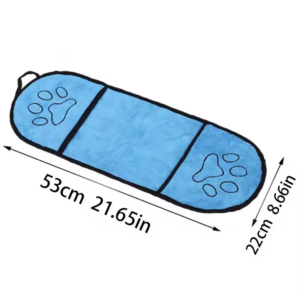 Toalha Absorvente para Cães e Gatos de Secagem Rápida 53x22 cm - Imagem 6