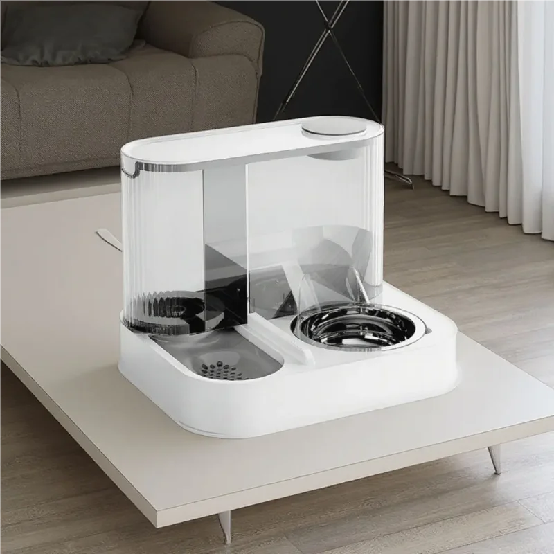 Comedouro Bebedouro Automático para Cães Gatos 2L Alimento 1.5L Água - Imagem 3