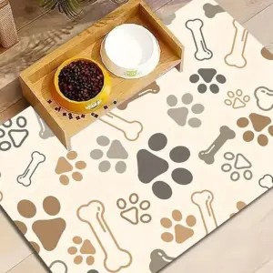 tapete comedouro para cães e gatos