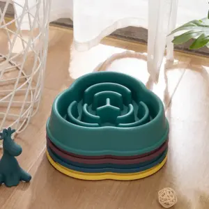 tigela comedouro lento para cães