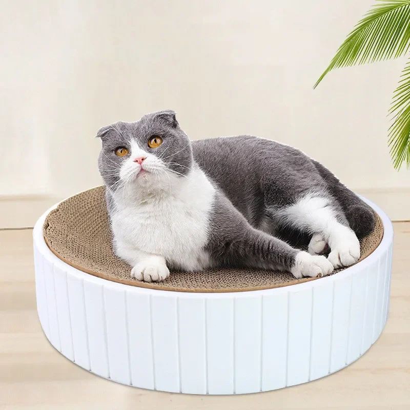 Arranhador Tigela para Gatos de Papelão Ondulado Resistente - Imagem 5
